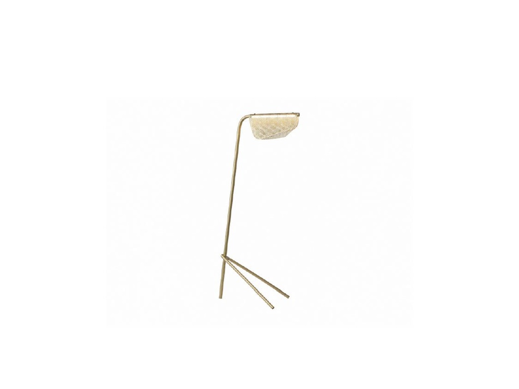 Piper Floor Lamp Golden Carbon Steel