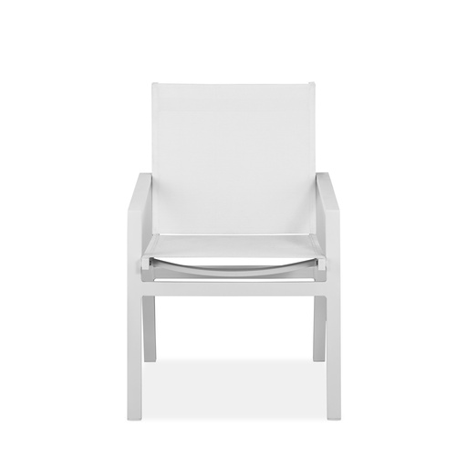 [DAC1593-WHT] Rio Outdoor Dining Armchair