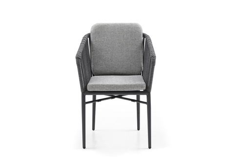 [DAC1837-LGRY] Lynn Outdoor Dining Armchair