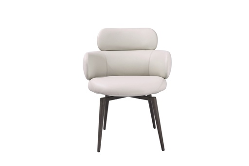[DAC2069P-LGRY] Como Swivel Dining Armchair