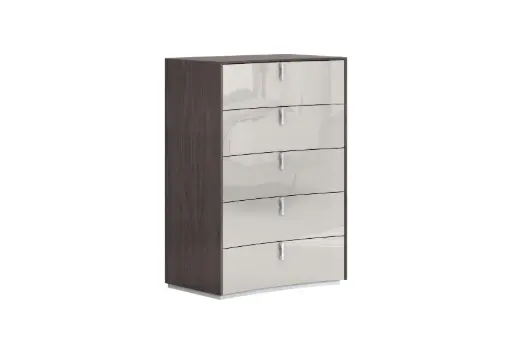 [CD1754-CNUT/LGRY] Berlin Chest Drawers