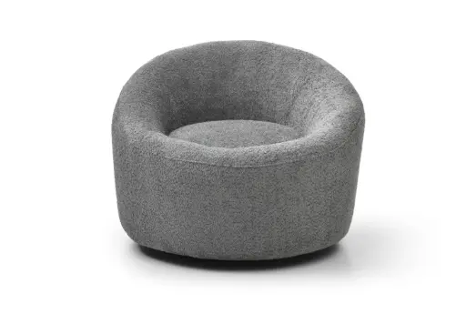 Perla Round Swivel Accent Chair