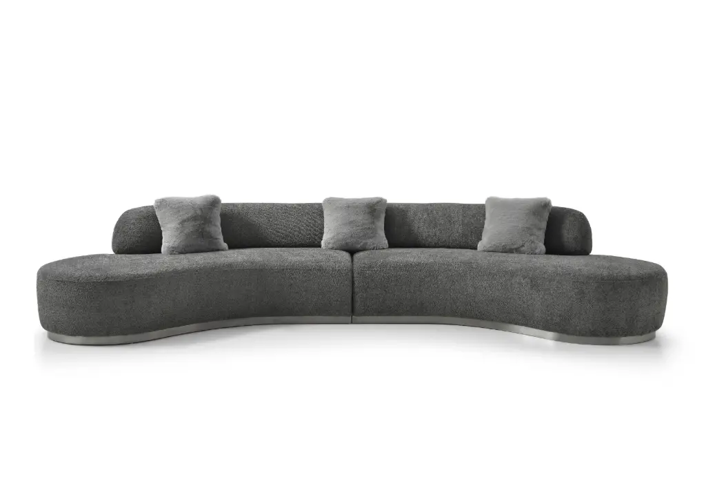 Perla Curved Sofa