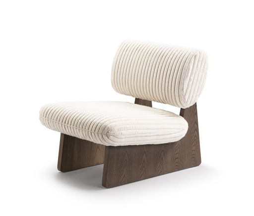 [CH2029F-WHT] Elena Armless Accent Chair
